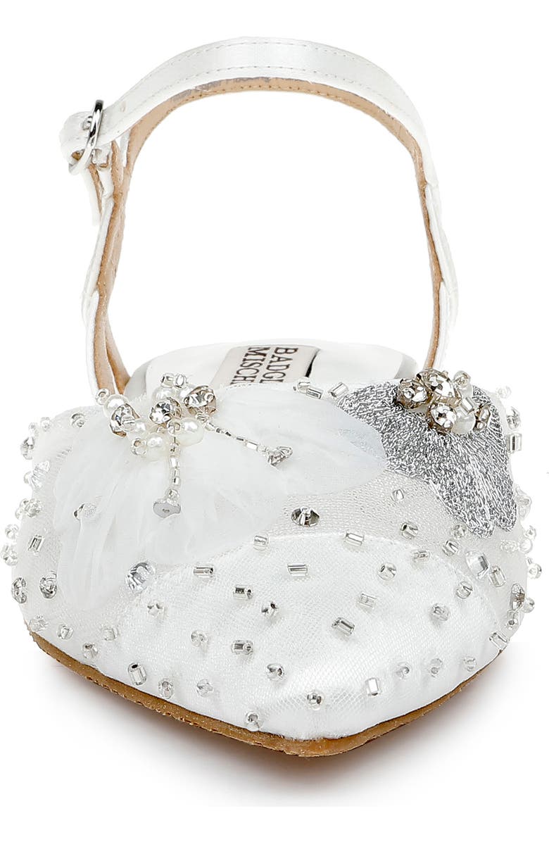 Badgley Mischka Collection Karine Pointed Toe Flat, Alternate, color,