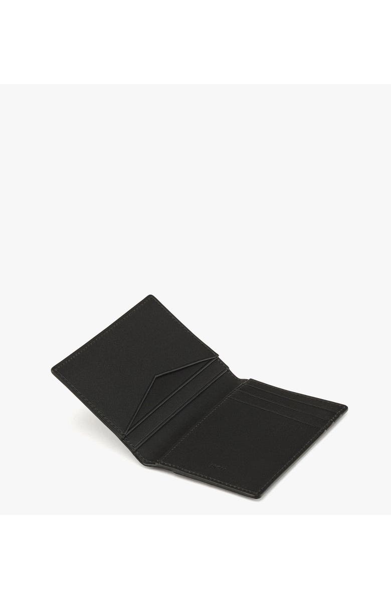 MCM Aren Bifold Card Wallet in Maxi Monogram Leather, Alternate, color, Black