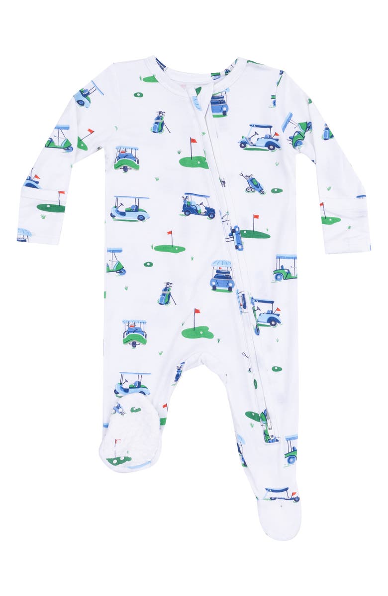 Angel Dear Golf Cart Print Footie, Main, color,