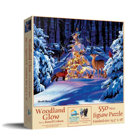 Woodland Glow 550 piece Jigsaw Puzzle for Adults