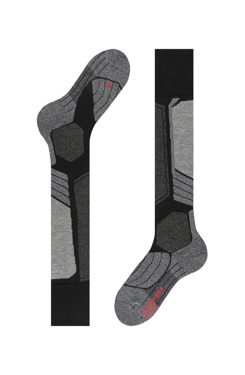 Falke SK1 Comfort Ski Socks, Alternate, color, Black-Mix