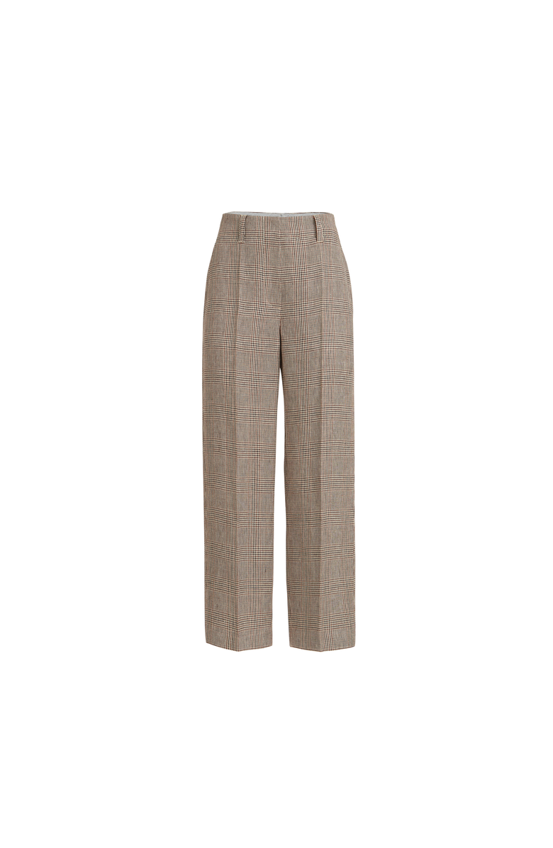 Brunello Cucinelli Square cigarette trousers, Main, color, Light Brown