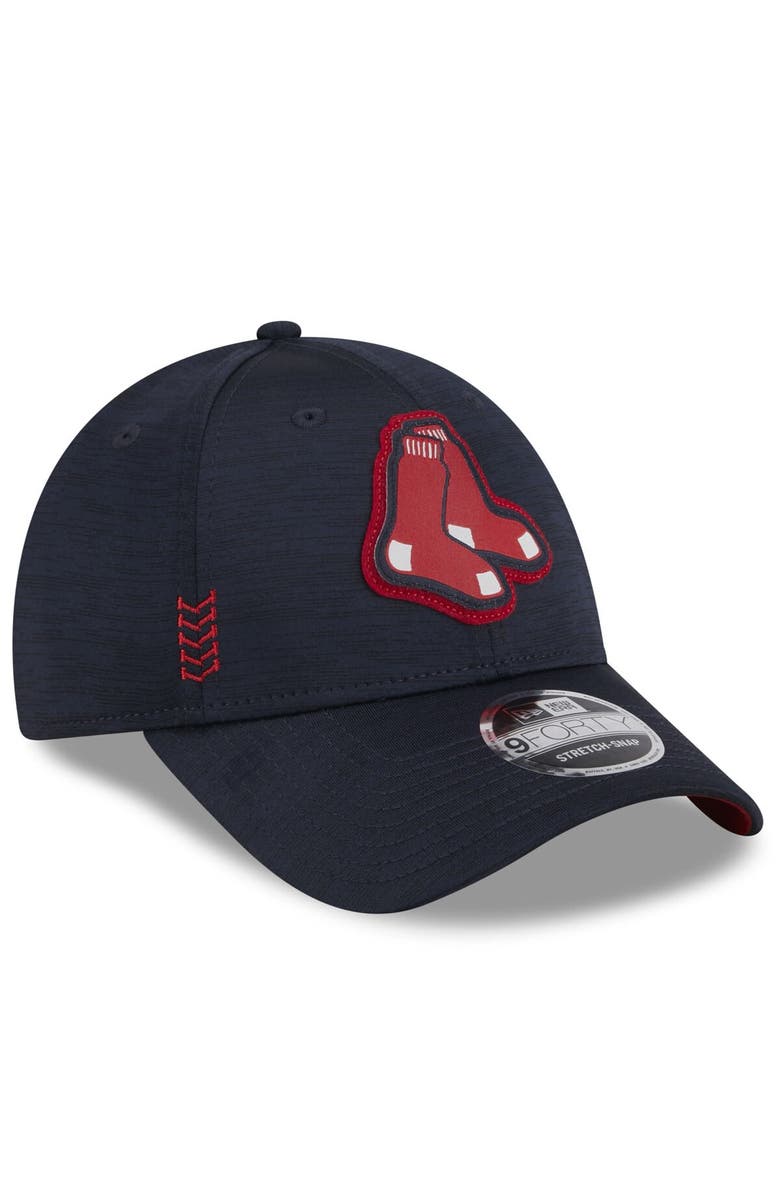 New Era Men's New Era Navy Boston Red Sox 2024 Clubhouse 9FORTY Adjustable Hat, Alternate, color, Navy