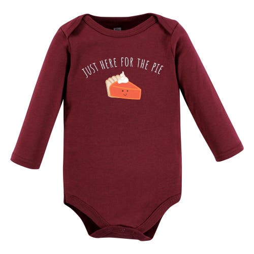Hudson Baby Essential Long-sleeve Cotton Bodysuit Triple Set