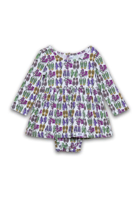 Printed Long Sleeve Bubble Romper (Baby & Toddler)
