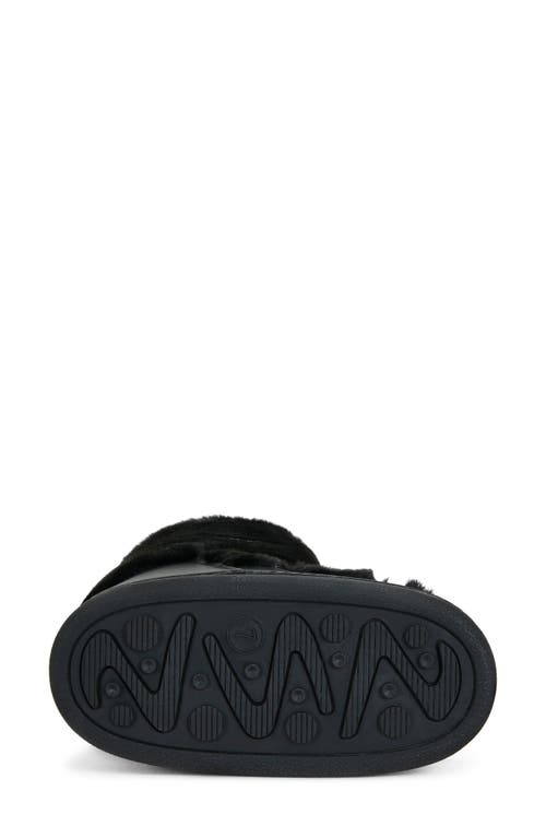Azalea Wang Karmela Faux Fur Flatform Snow Bootie In Black