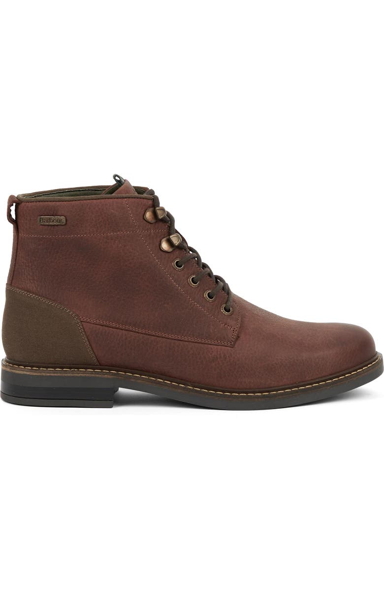 Barbour Deckham Plain Toe Boot, Alternate, color, Cedar