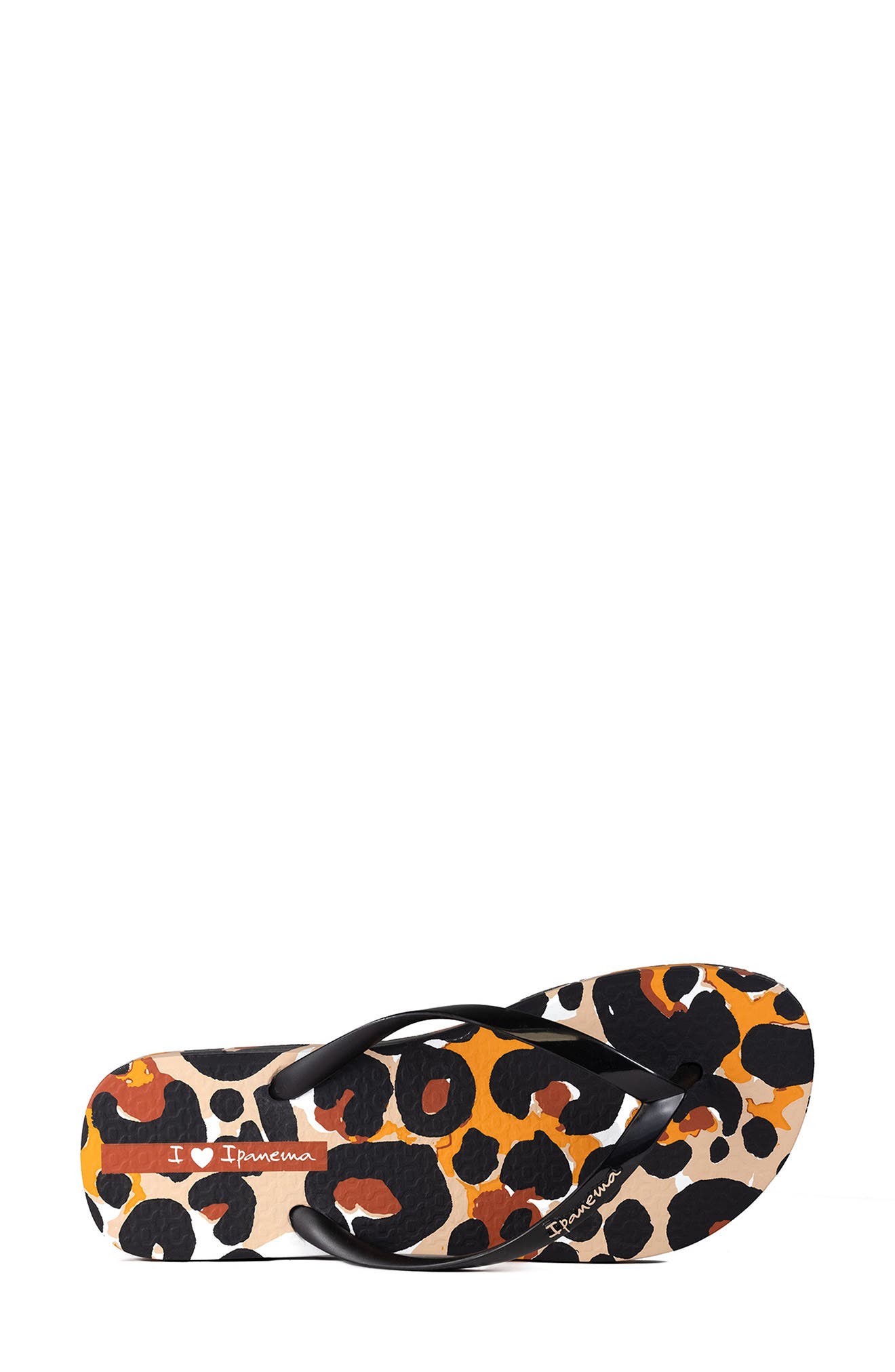 Ipanema Animal Print Flip Flop, Alternate, color, 