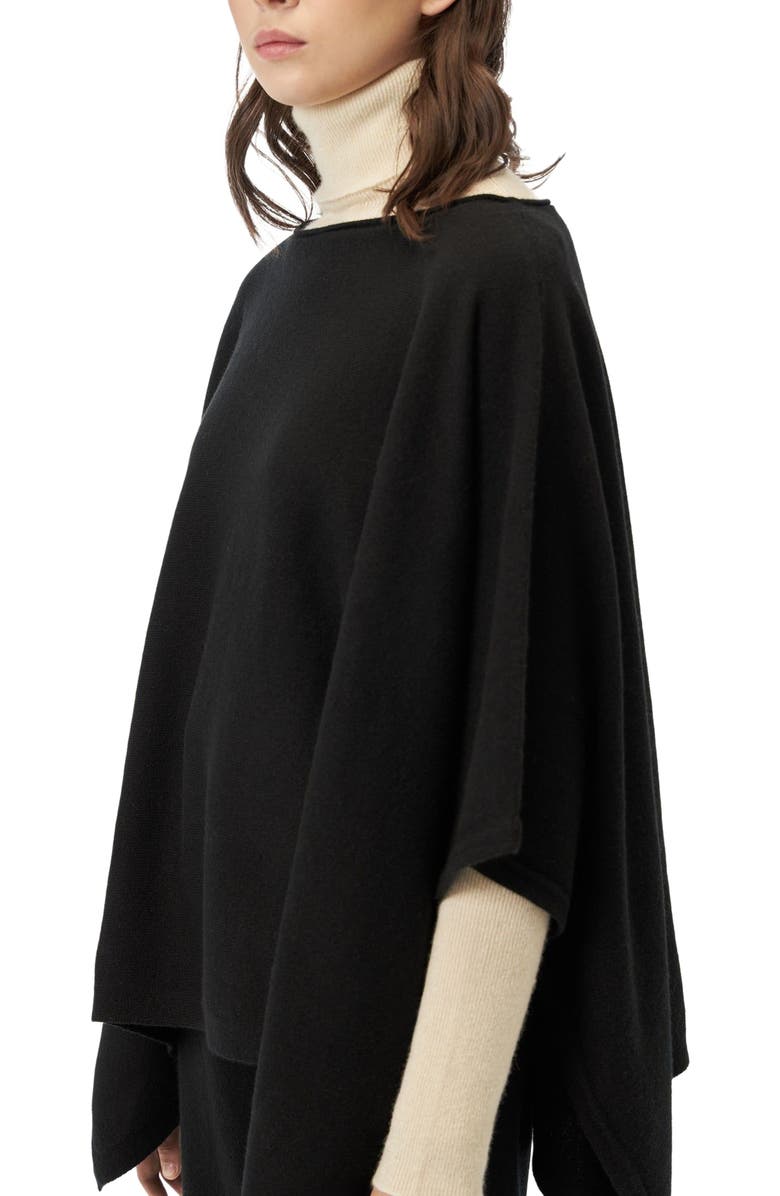 GOBI Mongolian Cashmere Boat-Neck Cashmere Poncho, Alternate, color, 