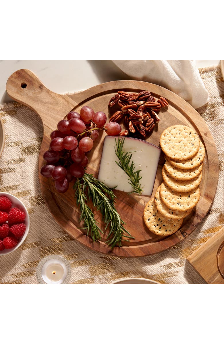 TWINE Acacia Wood Artisan Cheese Paddle, Alternate, color, Wood