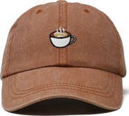 Dalix Cappuccino Embroidered Casual Cap
