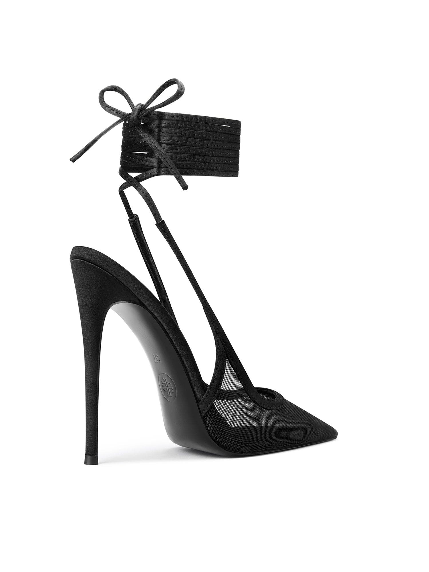 FEMME Cobra Lace Up Pump, Alternate, color, Black