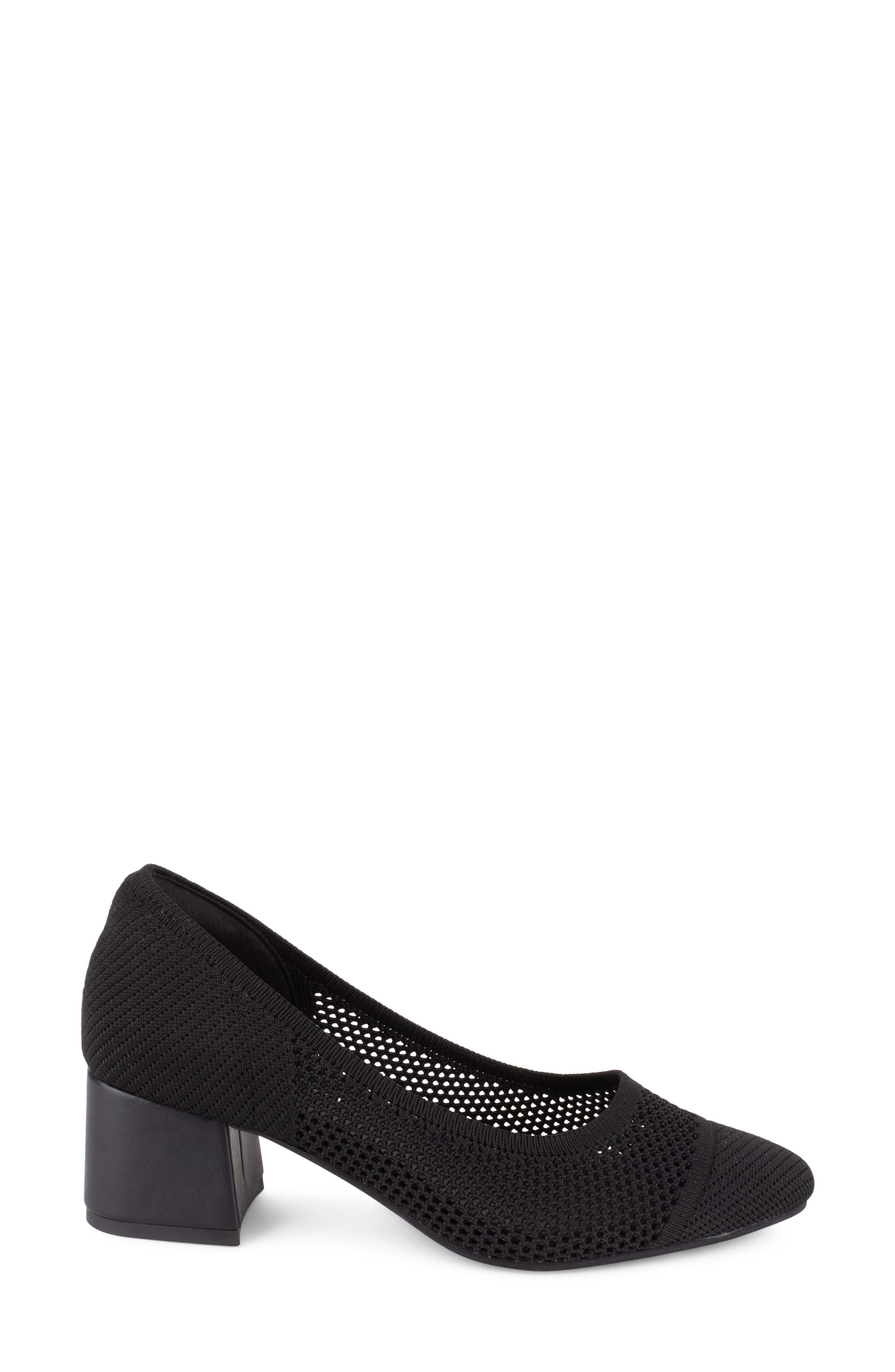 Tahari Basilica Cap Toe Pump, Alternate, color, Black