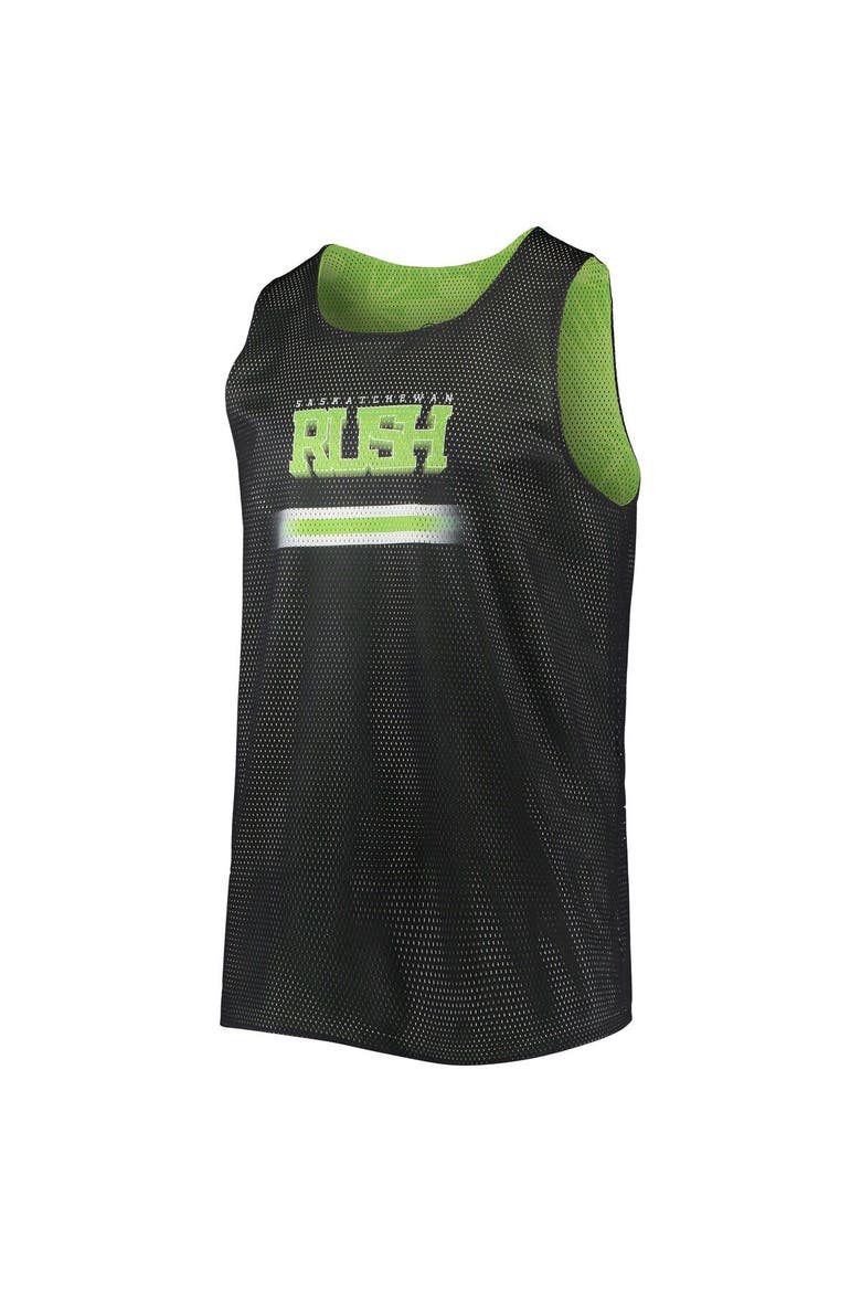 Men's FOCO Green/Black Saskatchewan Rush Reversible Mesh Tank Top, Alternate, color, Green