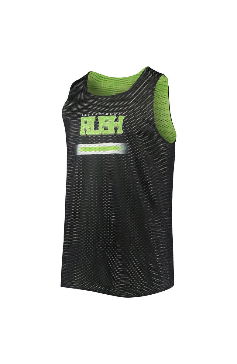 FOCO Men's FOCO Green/Black Saskatchewan Rush Reversible Mesh Tank Top, Alternate, color, Green