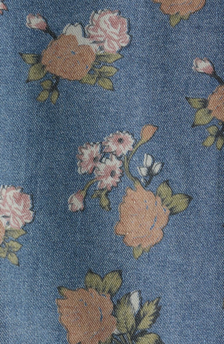 RIZORT Bouquet Denim Button-Up Shirt Jacket, Alternate, color, Indigo