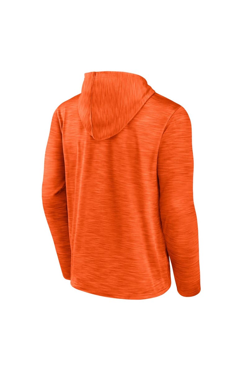 FANATICS Men's Fanatics Branded Heather Orange Edmonton Oilers Close Shave Pullover Hoodie, Alternate, color, 