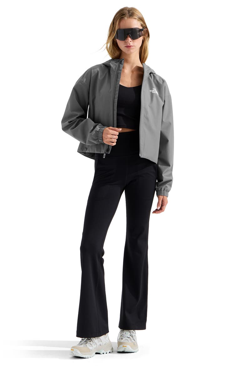 Quest Mono Waterproof Hooded Crop Jacket, Alternate, color, SMOKED PEARL