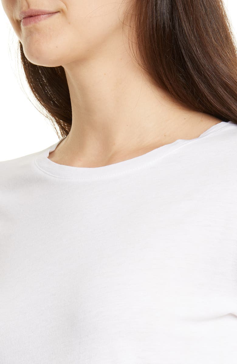 Vince Essential Long Sleeve Crewneck Tee, Alternate, color, Optic White