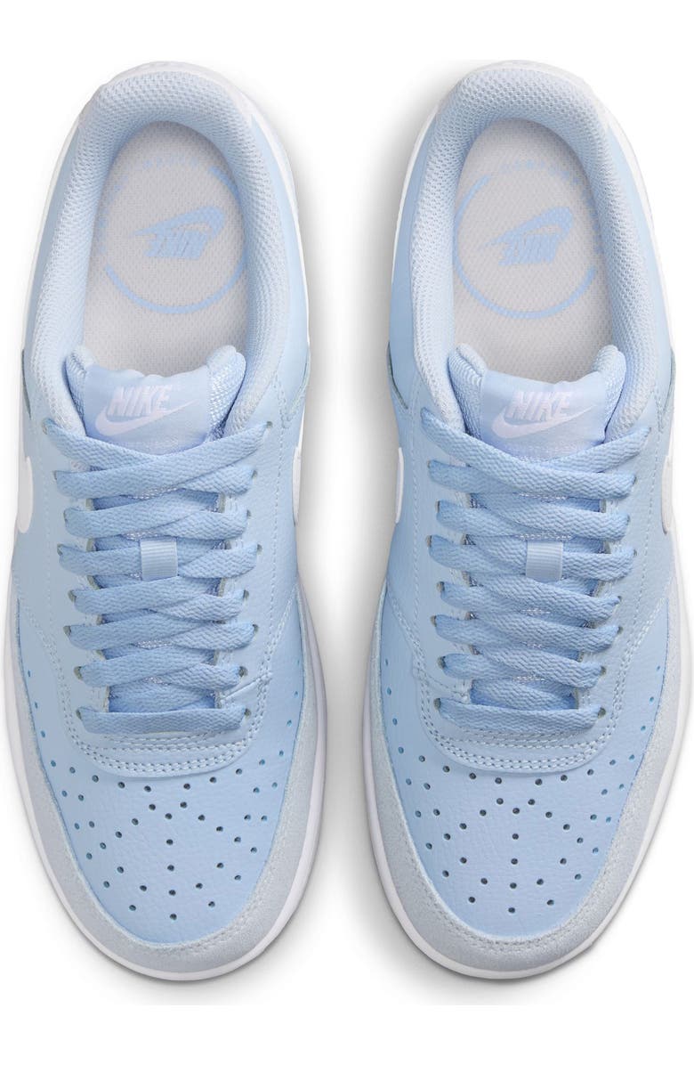 Nike Court Vision Low Sneaker, Alternate, color, Hydrogen Blue/ White