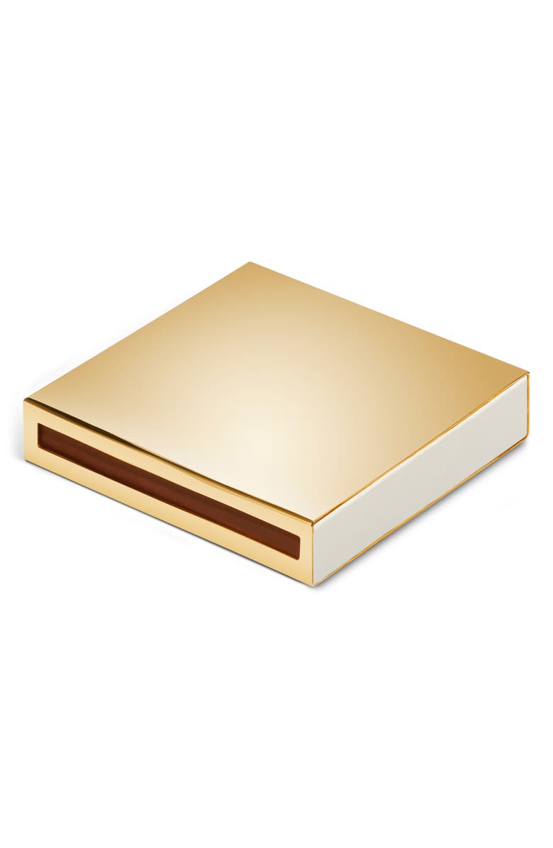 Aerin Square Match Sleeve & Matches, Alternate, color, Gold