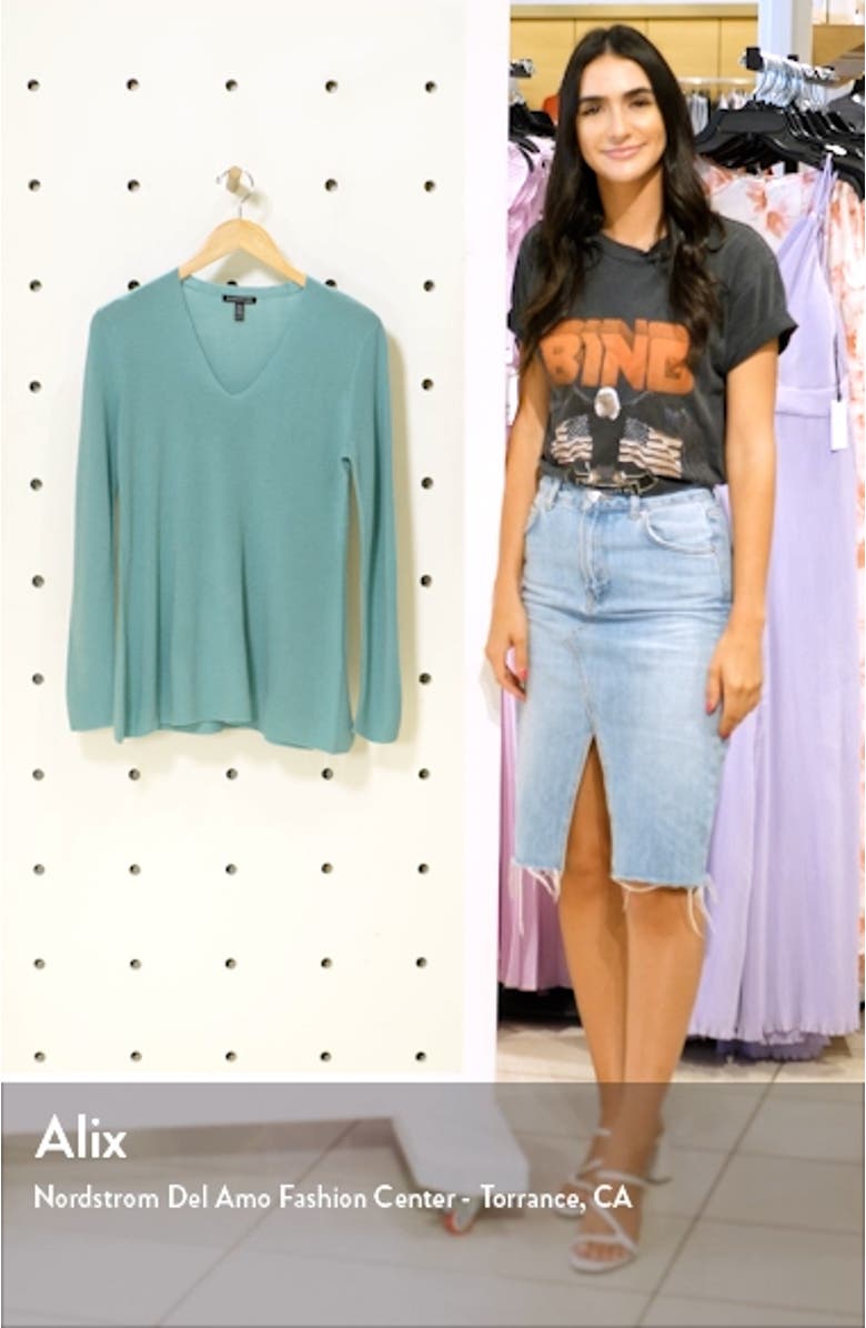 V-Neck Silk Tunic Top, sales video thumbnail