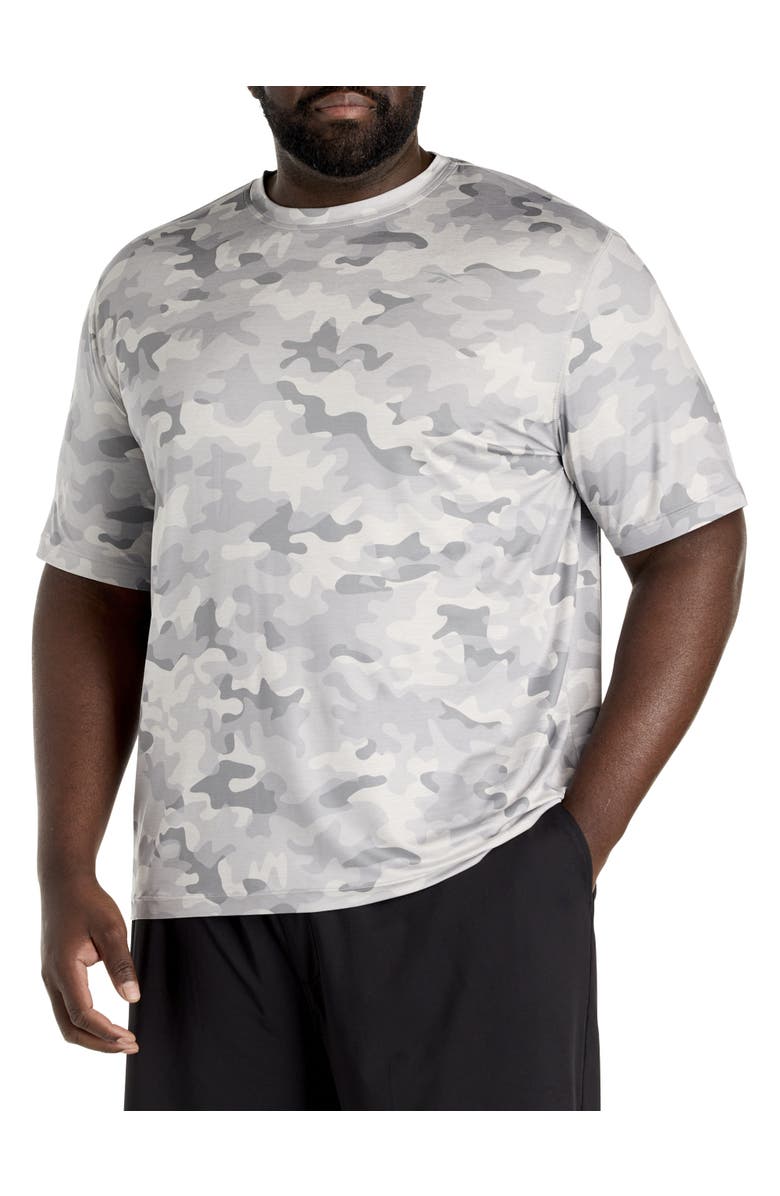 Reebok Big & Tall Performance Camo T-Shirt, Main, color, Grey Multi