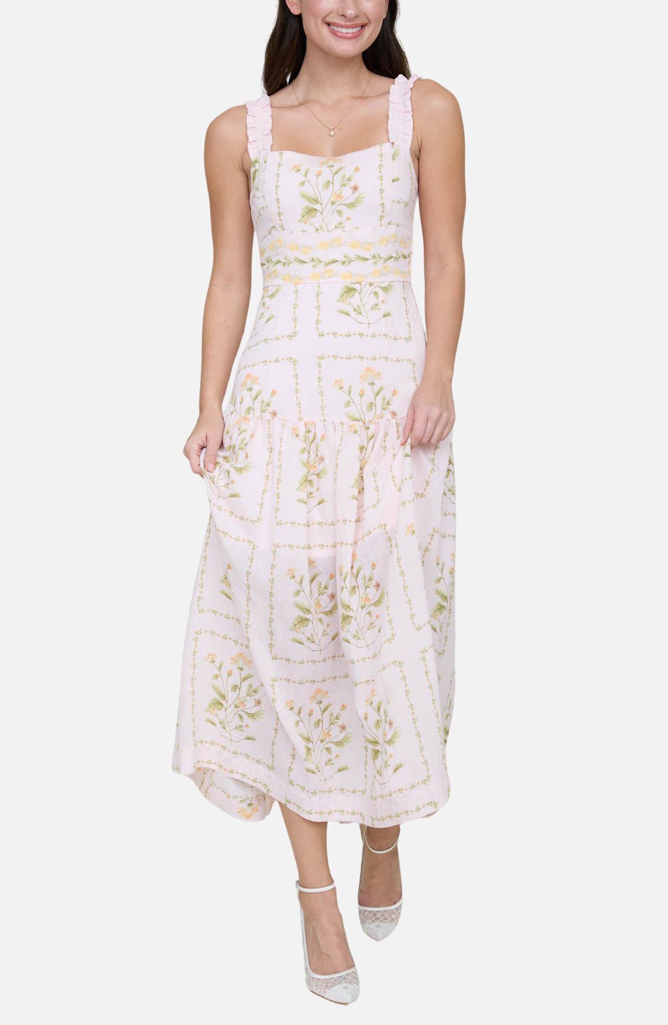 Floral Midi Dress - image 3