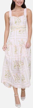 Blu Pepper Floral Midi Dress