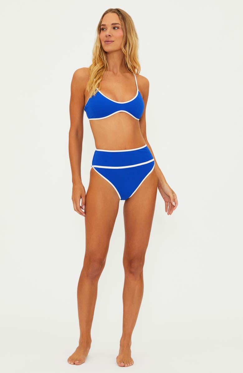 Beach Riot Carlotta Bikini Bottoms, Alternate, color, Riviera Azure