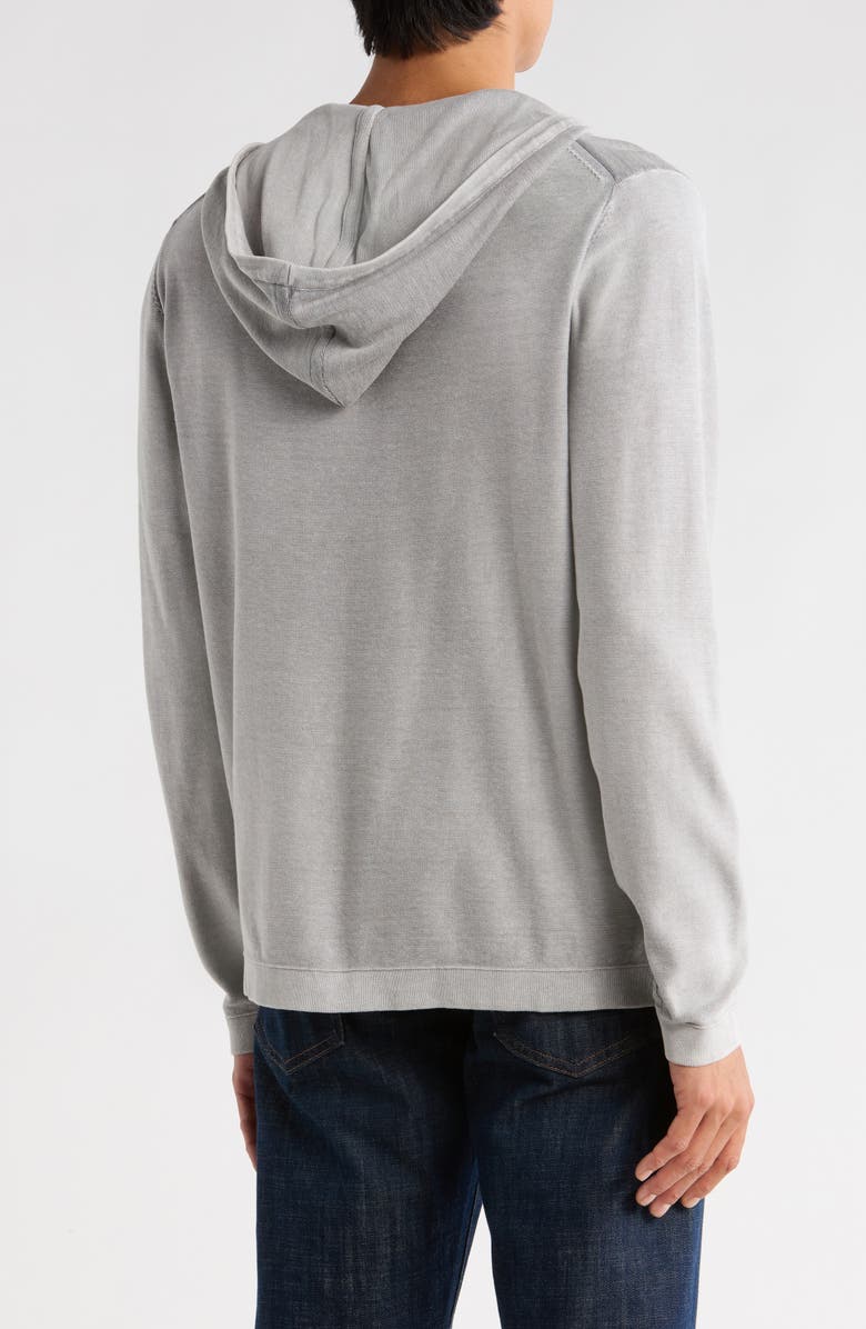 WEATHERPROOF VINTAGE Stonewashed Cotton Hooded Sweater, Alternate, color, Ultimate Gray