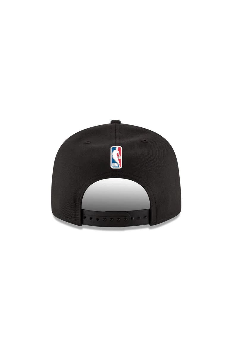 New Era Men's New Era Black Oklahoma City Thunder Core Logo 9FIFTY Snapback Hat, Alternate, color, Black