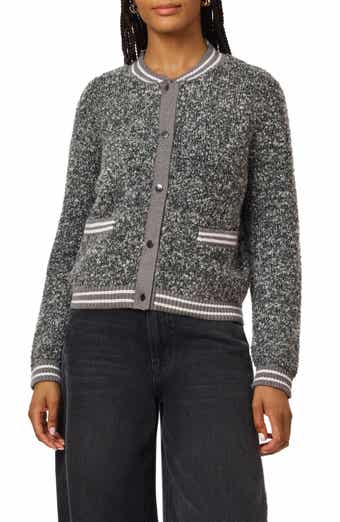 Bouclé Bomber Jacket