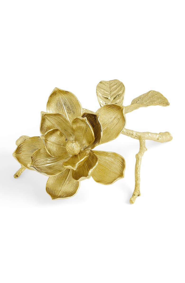 Michael Aram Magnolia Decorative Object, Main, color, Gold