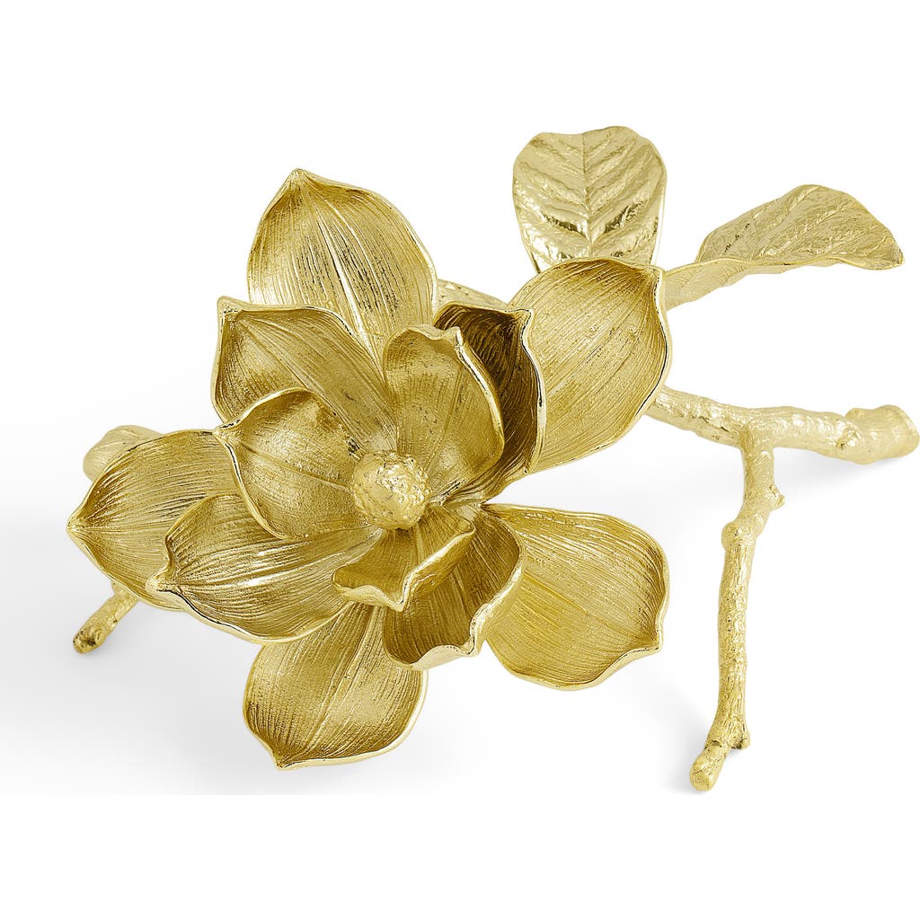 Michael Aram Magnolia Decorative Object In Gold