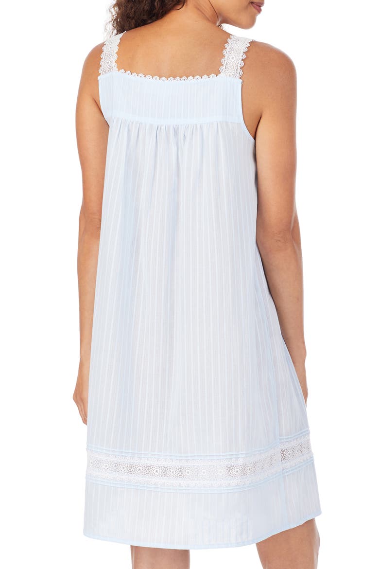 Cotton Chemise, Alternate, color, BLUE