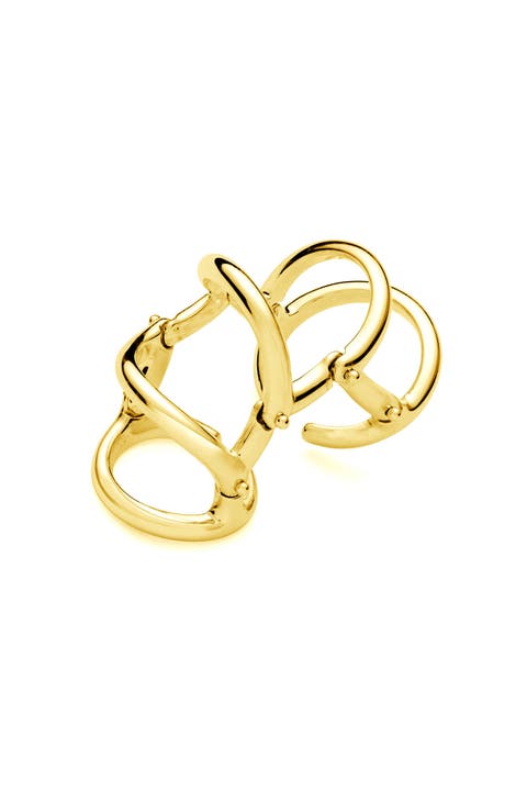 Drop Armour Ring With Double Hinge