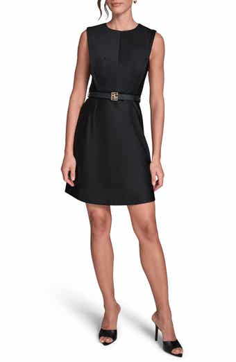 Sleeveless Belted Minidress