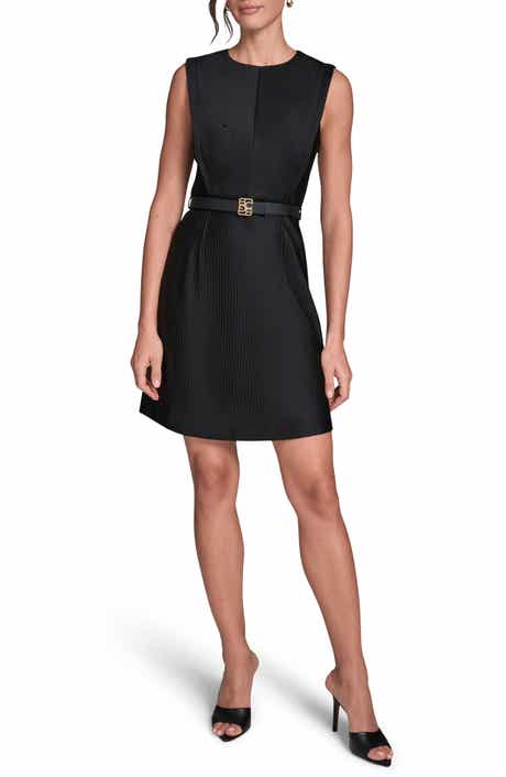 Sleeveless Belted Minidress
