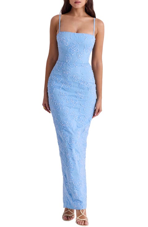 Eva Floral Lace Gown