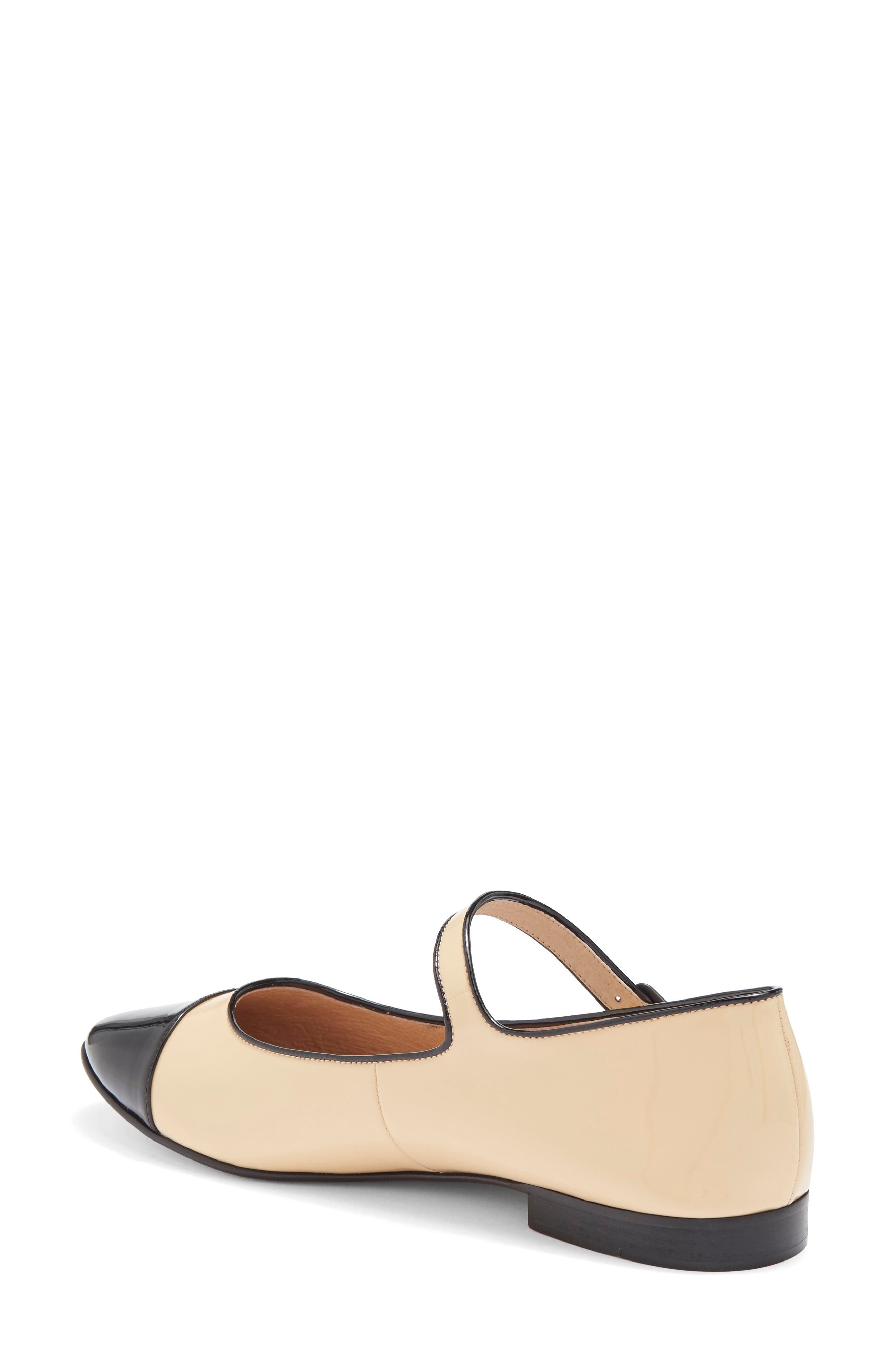 Curvet Mary Jane, Alternate, color, NUDE PATENT BLACK PATENT COMBO