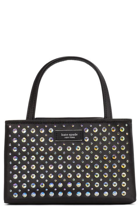 sam icon crystal embellished crossbody bag