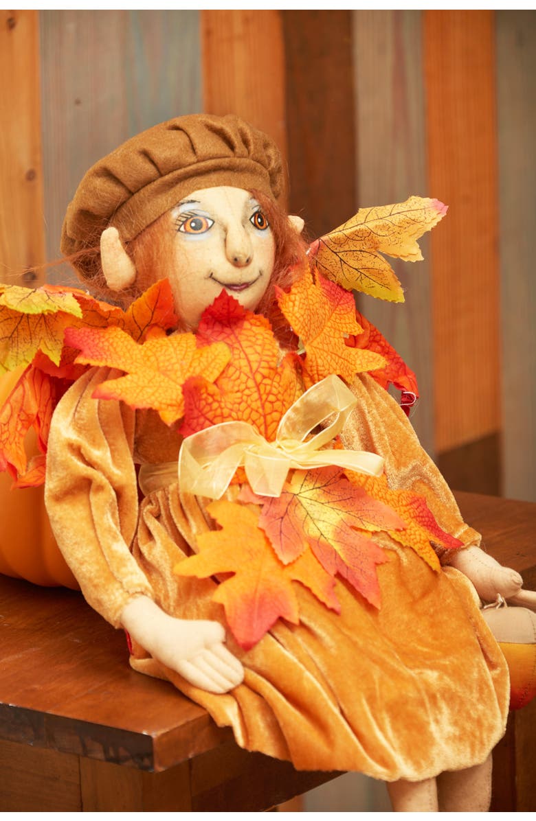 Gallerie II Amber Joe Spencer Gathered Traditions Fall Harvest Thanksgiving Figurine, Alternate, color, Orange