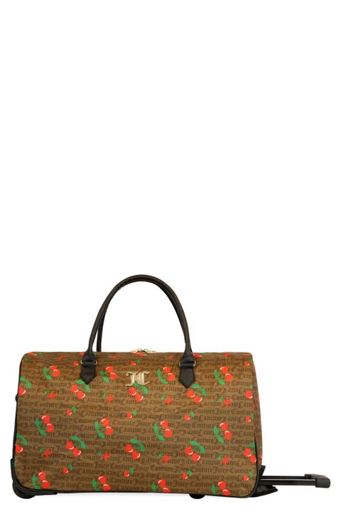 Cherry Rolling Duffle Bag