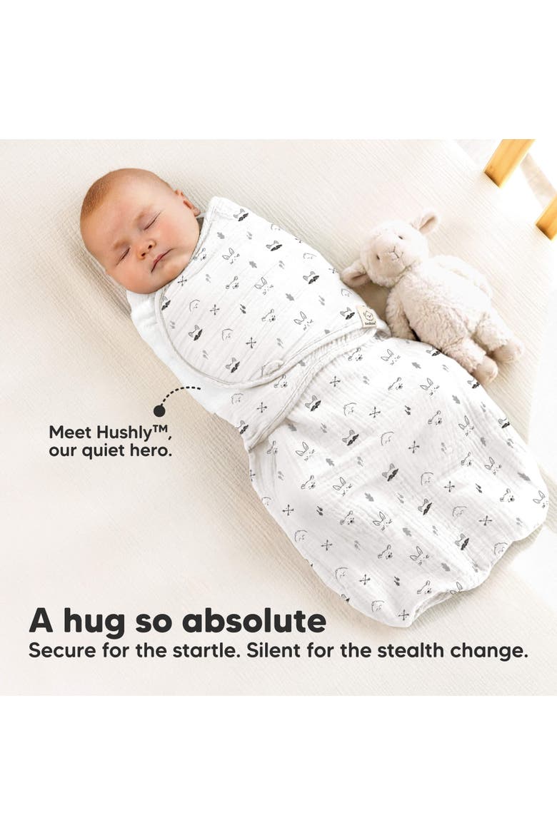 3-Pack Lyra Muslin Swaddle Wraps, Alternate, color, Nordic