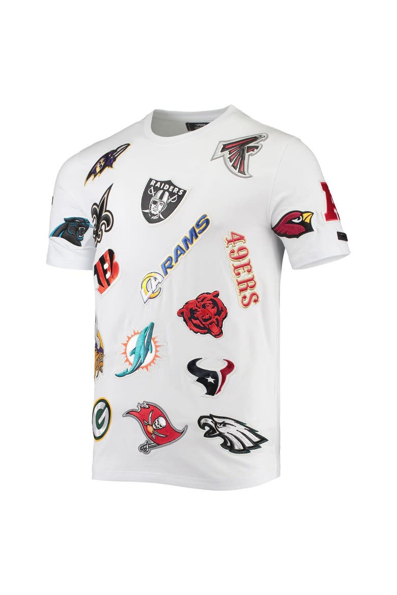 Men's Pro Standard White NFL League Wordmark T-Shirt, Alternate, color, White