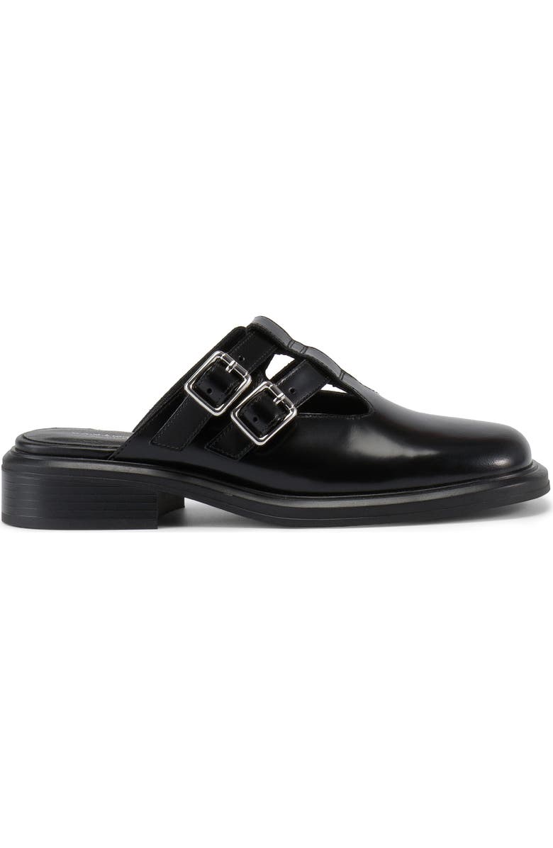Vagabond Shoemakers Ellis Buckle T-Strap Mule, Alternate, color, Black