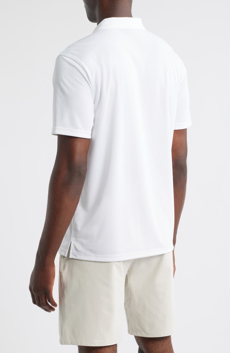 Zella Pitch Piqué Polo, Alternate, color, White