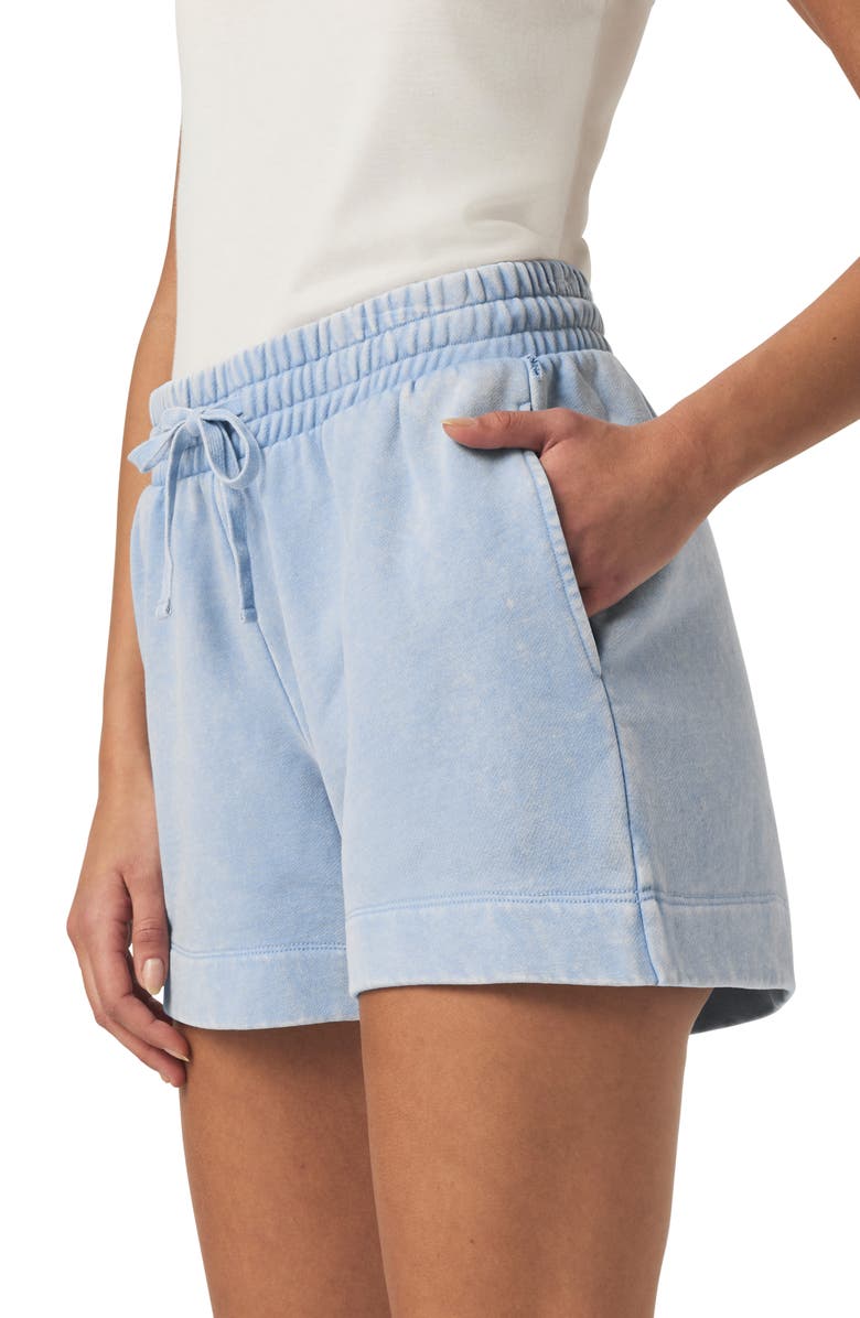 Splendid Terry Drawstring Shorts, Alternate, color, Steel Blue