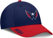 FANATICS Men's Fanatics Navy/Red Washington Capitals Authentic Pro Rink Flex Hat